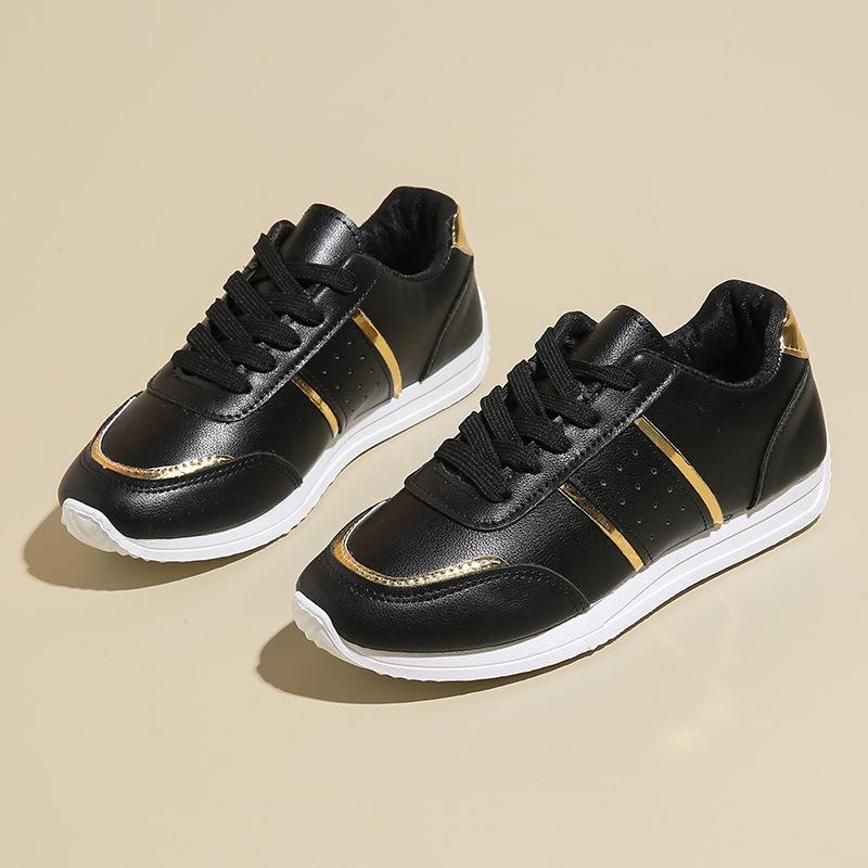 New Large-sized Casual Shoes Thick-soled Casual Shoes Lace-up Sports Women's Shoes