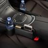 Porte-gobelet d'eau pour siège de voiture, boîte de rangement universelle en cuir pour fente latérale du conducteur, organisateur de remplissage d'espace pour siège avant de voiture dans la voiture