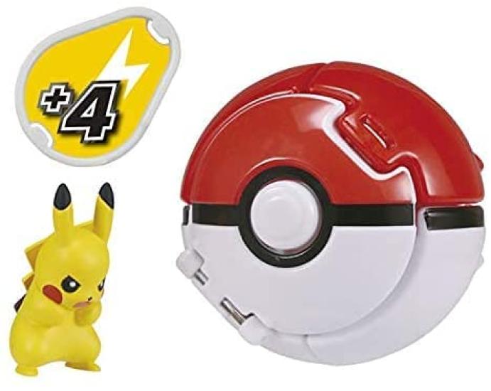 TAKARA TOMY Szörny Szörny Gyűjtemény Pokedelze Pikachu Pokémon Figura Játék 4 éves kortól Megfelel a játékbiztonsági előírásoknak, az ST Mark tanúsítvánnyal rendelkező Pokémonoknak