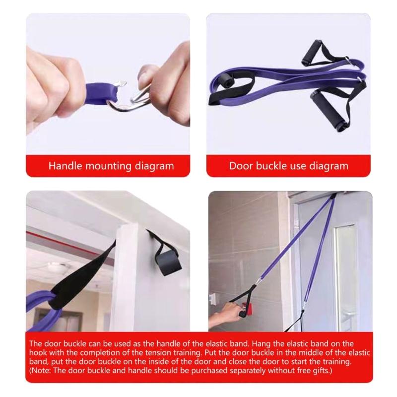 Leichtes Trainingsband Elastisches Fitnessband Fitnessstudio Fitness Widerstandsband für Muskelaufbau