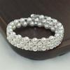 Elegant Imitatie Parel Armband Meerlaags Rekbaar Parel Armband Voor Vrouwen Bruids Sieraden Cadeau