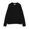 STONE ISLAND Sweatshirt Solid Color Logo Sleeve Long Sleeve Kids Tops Black 7616505A3-V0029