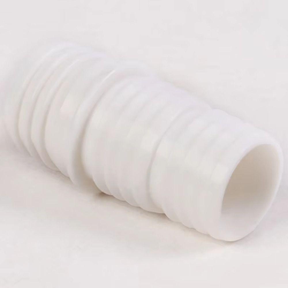 1/5Pcs 27/30mm Drain Hose Connector Plastic Joint Hose Adapter Kit Universal White Water Pipe Coupling