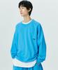 ATTENTIONROW Edition 1. Row Logo Washed Balloon Fit Set-Up Sweatshirt (Tranquil Blue)