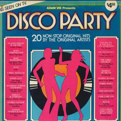 LP Record VARIOUS - Disco Party A8021 ADAM VIII LTD. 1975 US Soul/Funk Used