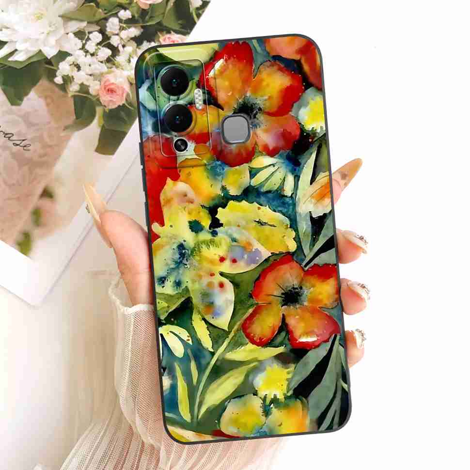 Cases For Infinix Hot 12 Play Cover Silicone Soft Shockproof Casing For Infinix Hot12 Play Hot12Play X6816C X6816 Capa