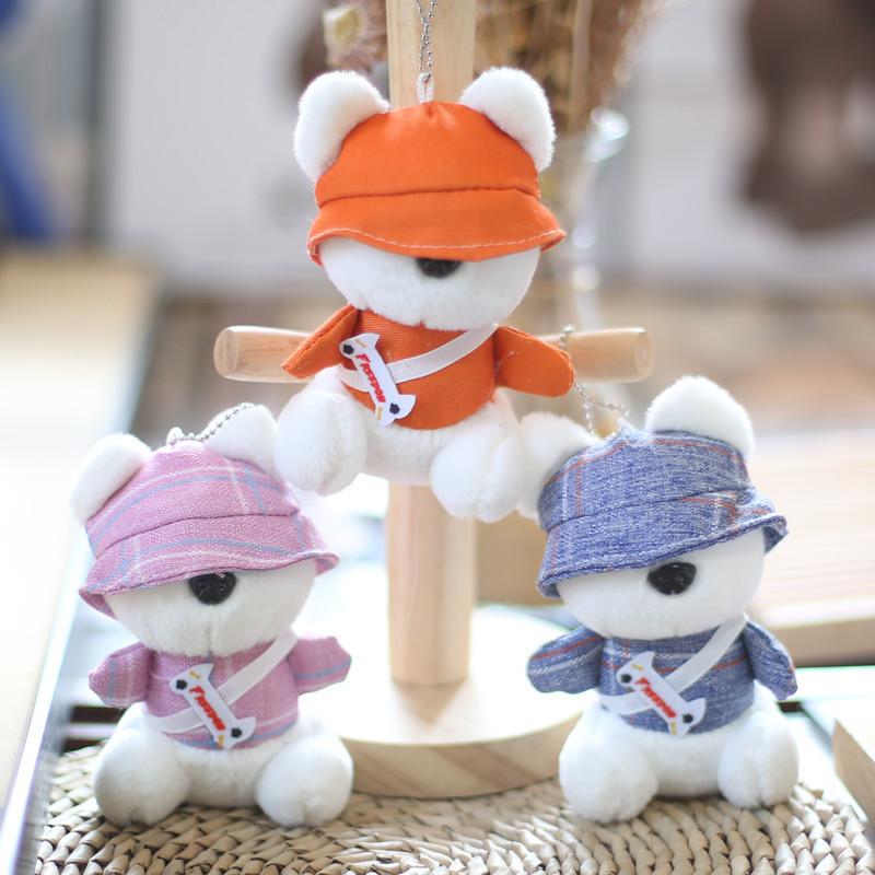 Precious Bunny Plush Keychain Soft Short Plush Bag Decoration Doll