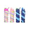 Outdoor Travel Silicone Folding Sports Kettle Environmentally Friendly Food Grade Silicone Water Bottle Foldable Silicone Water Cup