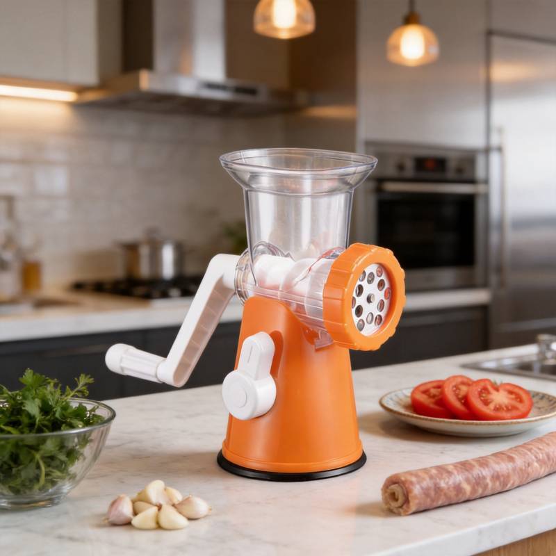 Picadora de Carne Manual Multifunción Con Cuchilla Desmontable Para Cocina Casera