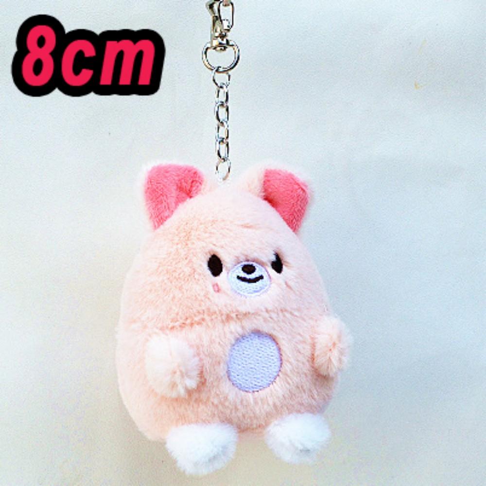 *45-50cm Plush Keychain Toy Wolfchan Keychain Kawaii Cartoon Stuffed Animal Plushie Doll Large Sleeping Pillow Gift