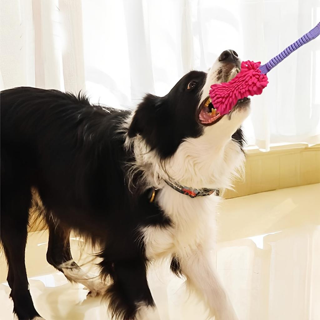 Interactive Dog Toy - Plush Rope Ball for Chewing And, Boredom Buster for Small To Large Dogs