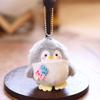 Pendentif de Sac Porte-Clés Poupée en Peluche Animal Pingouin Dessin Animé Mignon Jouets en Peluche Ornement Suspendu de Sac à Dos Créatif Cadeau Poupée de Chiffon Porte-Clés