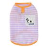Dog Shirts Summer Printed Puppy Clothes Soft Breathable Pullover T Shirt with D-Ring for Small Medium Dogs Cats