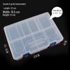 Multifunctional Clear Plastic Storage Box for Jewelry and Accessories