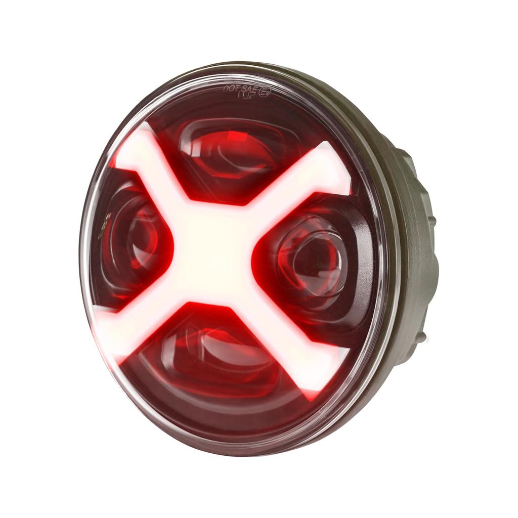 Vancroser Cross Cub CC110 Headlight LED Motorcycle Headlight with DRL