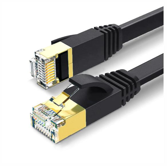 Lan Ethernet Flat Network Cable Sftp Cat7 15M Black
