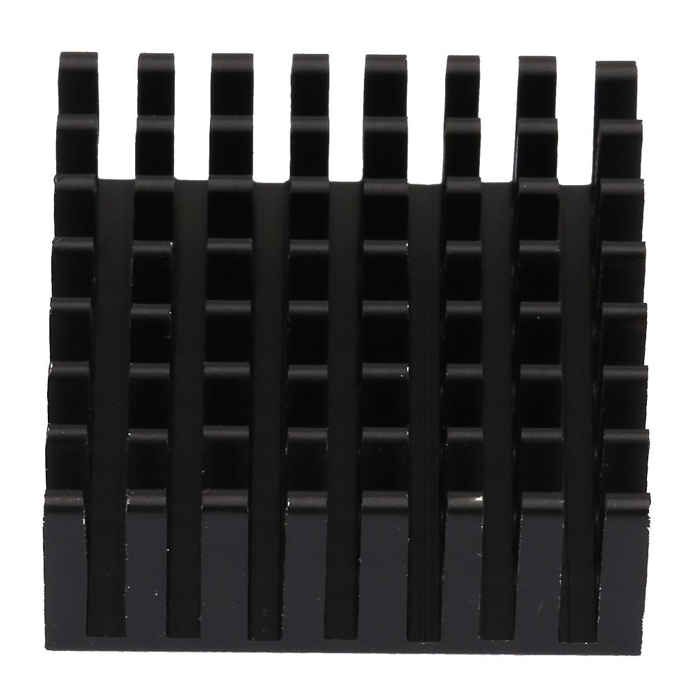 10pcs P25*10*25B Aluminum Black Heat Sink Chip Cooling Fin