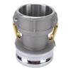 DA Camlock Hose Fitting 3 Inch Femalex4 Inch Male Camlock Hose Coupling Reducer for Water Oil