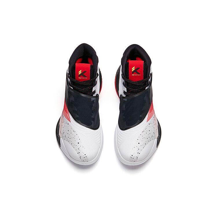 Anta KT6 Chaussures de Basketball Mi-Hautes Antidérapantes et Résistantes à l'Usure Équipe Chine Thompson Homme chaussures de basketball Rouge 112131101-3
