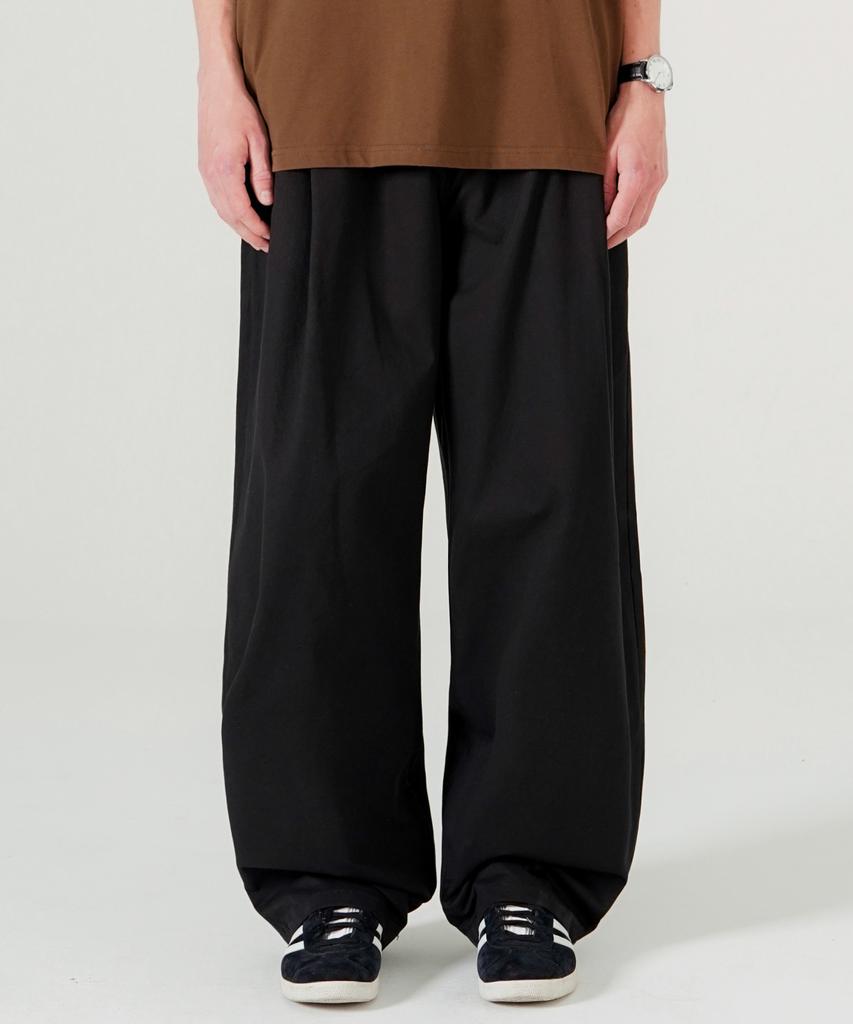 WV PROJECT Washed Cotton Balloon Pants Black Hslp7796
