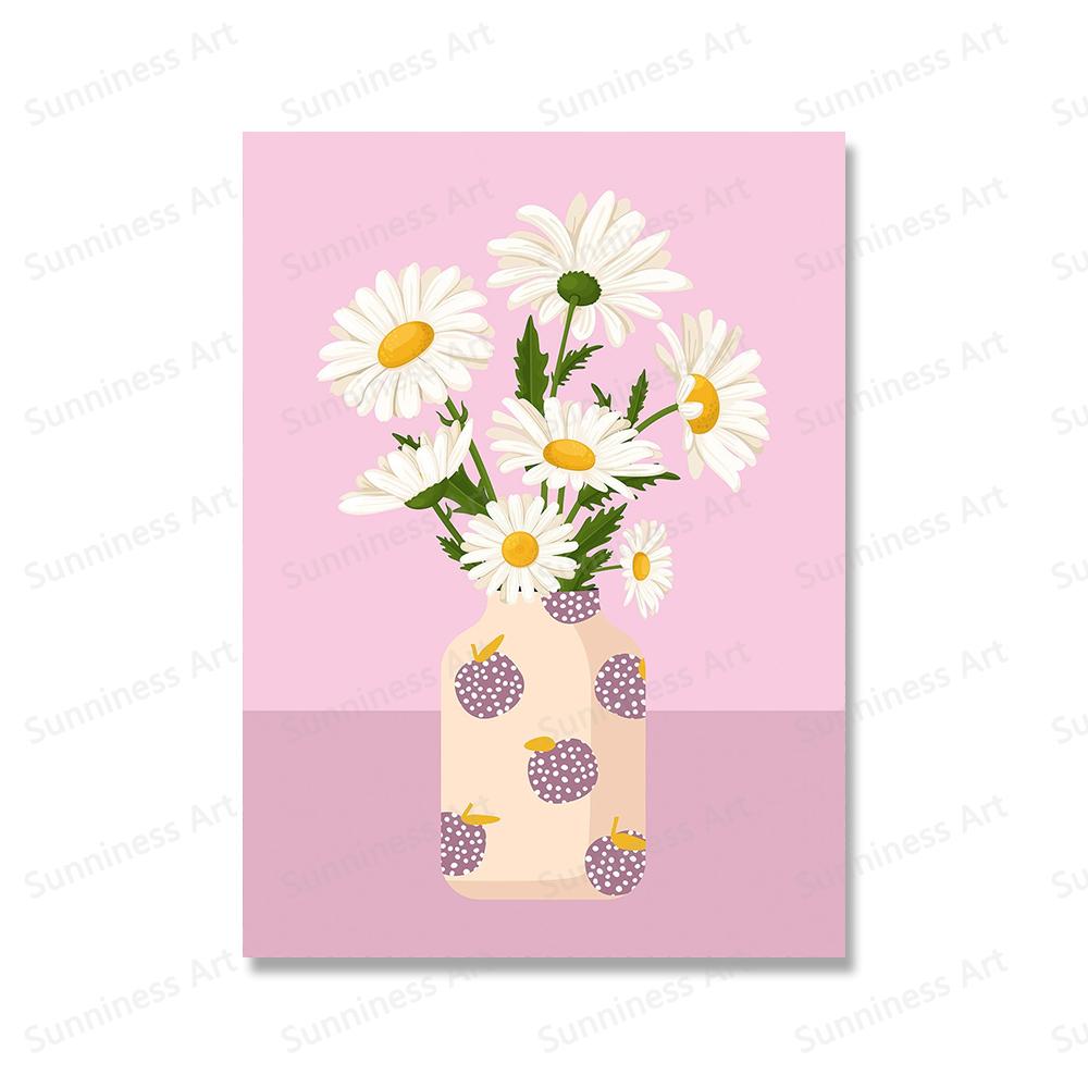Animal Highland Cow In Bathroom Wall Art Canvas Painting Posters Botanical Library Monstera Leaf Print For Coffee Bar Home Decor