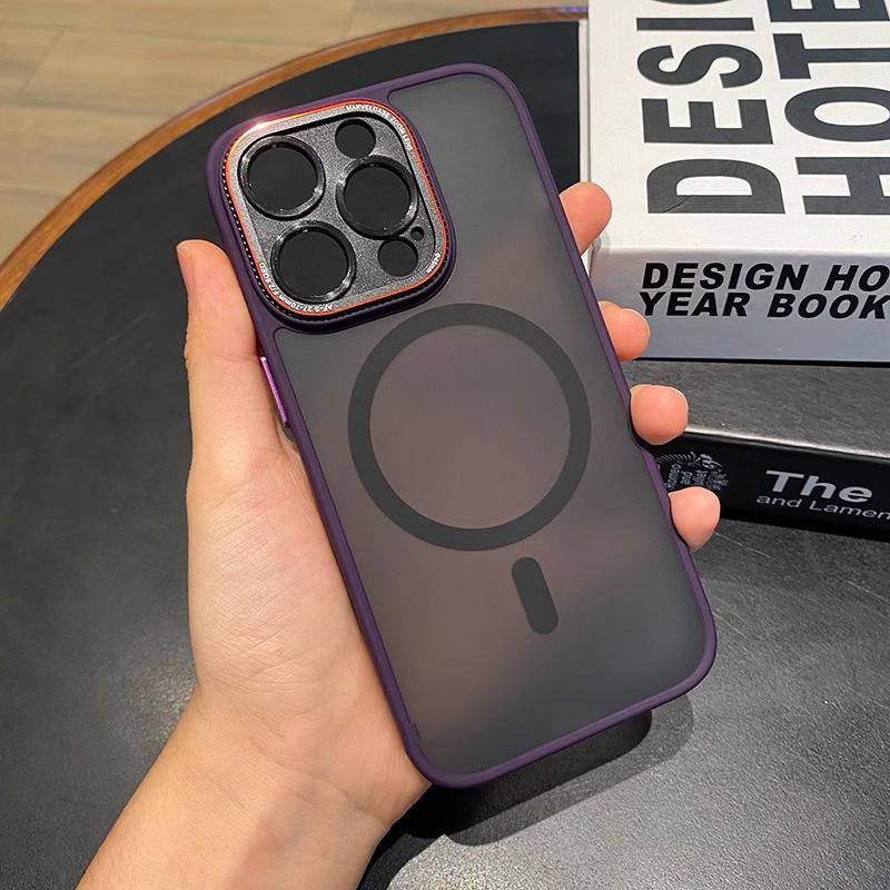 Dotyczy Apple 16promax Metalowy Pierścień Obiektywu Etui na Telefon Komórkowy IPhone 14Pro Matowe Etui Ochronne 13