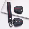 Key Cover for Toyota Hilux Yaris Corolla Rav4 Vigo Vitz Echo with Keychain Anti-Scratch Guard Shockproof Protection Soft Grip Texture