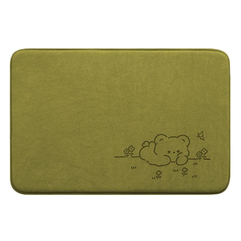 Modern Simple Blanket Mat Absorbent Floor Mat At Bathroom Door Bathroom Non-slip Mat Household Mat