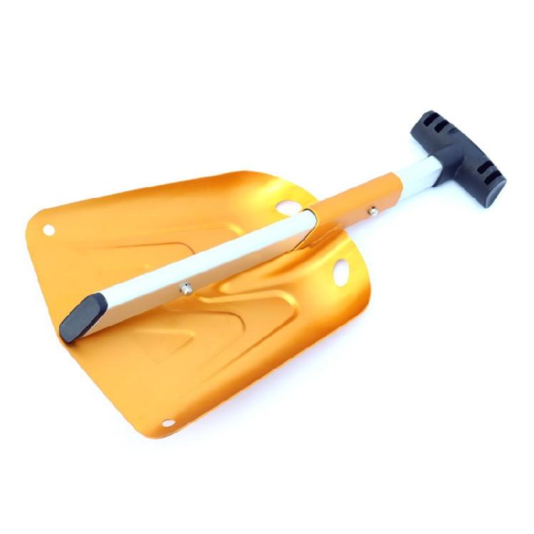 Aluminum Snow Shovel Utility Shovel Lightweight Portable Car Emergency Shovel