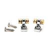 2 Pcs Metal Electric Guitar String Tree Guides with Screws Easy To Install