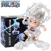 16cm One Piece Anime Figure Sun God Nika Luffy Gear 5 Q Version Statue Action Figure Model Doll Decoration Collection Toys Gifts