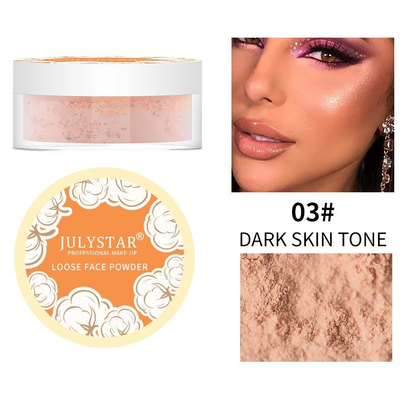 Concealer Loose Powder Light Nude Repairing Matte Powder Waterproof Anti-sweat Does Not Take Off Makeup Makeup Powder