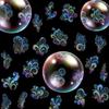 50 Sheets Of Transparent Laser Pattern Tattoo Laser Hand Account Material Decorative Sticker Pet Transparent Retro Gooka Sticker