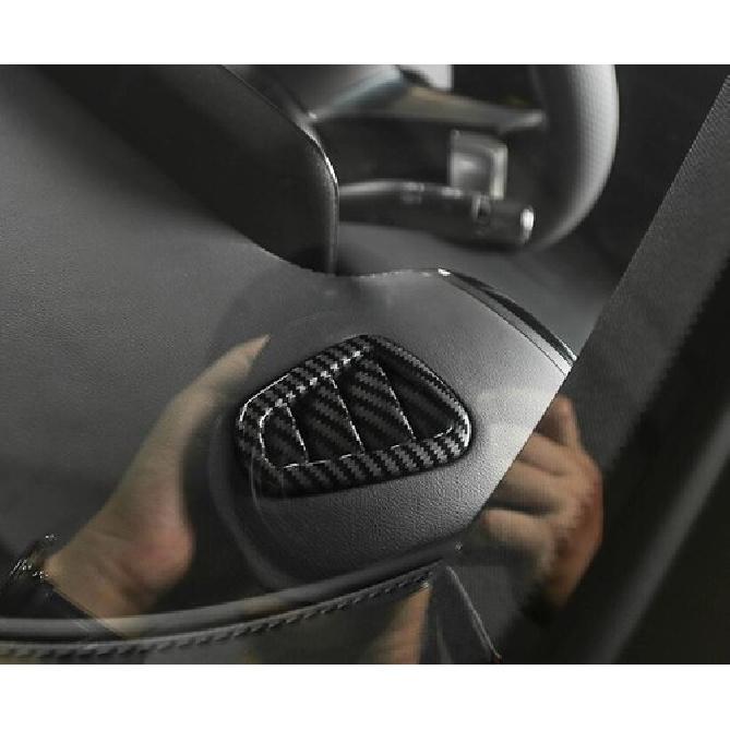 For Benz GLC X254 -2024 ABS Carbon Fiber Dashboard L&R Air Outlet Vent Trim
