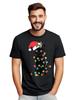Cat-Christmas-Lights T-shirt Meow-y Christmas T-shirt Unisex Printed D