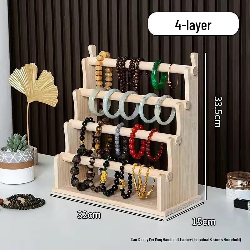 Kreatives Massivholz-Display für Schmuck, Figuren, Snacks und Sukkulenten
