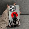 Japan The Samurai Ninja Phone Case For iPhone 16 15 14 13 12 11 Pro Max X XR XSMAX 8 7 Plus Matte Shockproof Back Cover