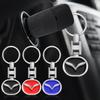 1Pcs Car Emblem Keychain Key Ring Accessories For Mazda 3 6 CX5 2 CX3 CX9 MX5 RX8 Axela Demio MS CX5 2 Axela Demio Atenza MS GJI GH BK MP