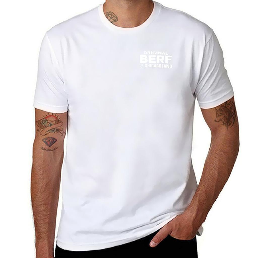Das Original Berf of Chicagoland T-Shirt Herren T-Shirt Designer Baumwoll-T-Shirt Pack Essential T-Shirt T-Shirt