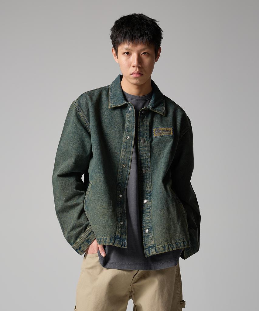 Dickies Lewistown Denim Jacket Deep Green