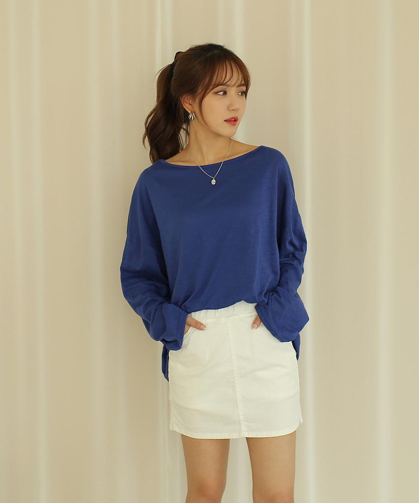 Ppaeppae Cool Loose Fit Long Sleeve T-Shirt