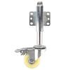 3" Nylon-Torrad, gefederte Lenkrolle mit Bremse, 110 lbs Tragkraft