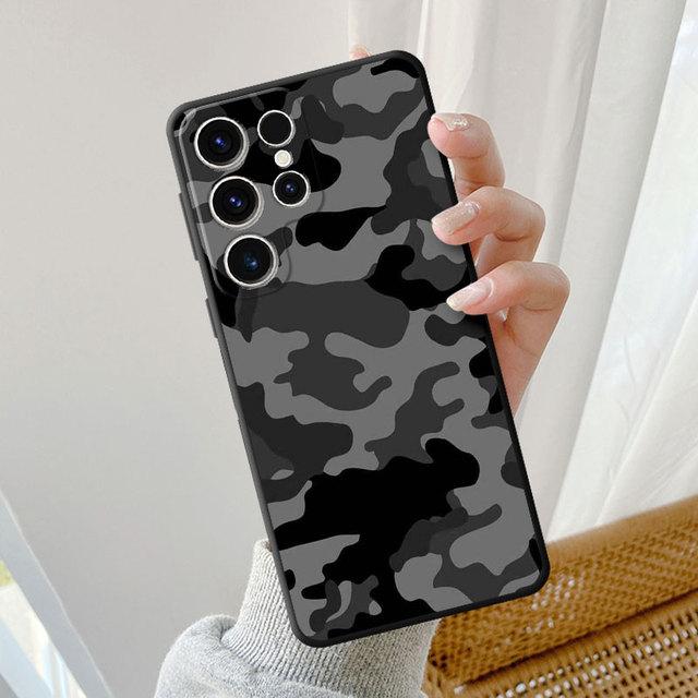 Phone Case For Samsung Galaxy S21 S23 Ultra 5g S8 S7 S10e S22 Plus S20 Fe S10 S9 Camouflage Pattern Camo Military Army Cover