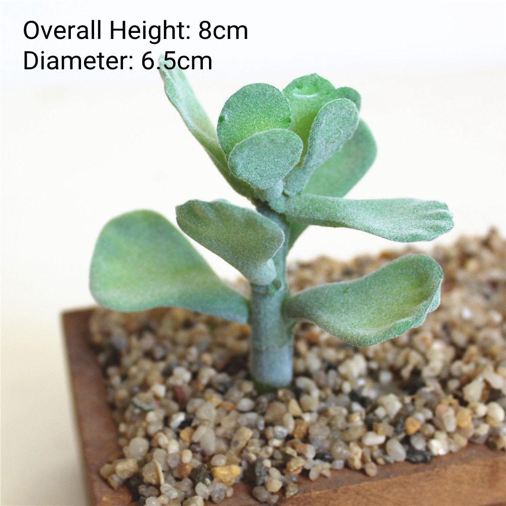 Grünes Beflocktes Künstliches Sukkulenten Pflanzen Heim Schlafzimmer Wohnzimmer Deko Kunstpflanzen DIY Blumenarrangement plante artificielle