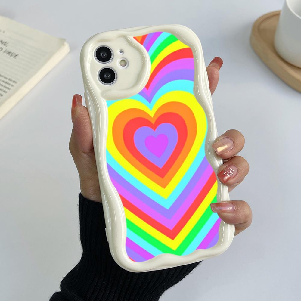 Ae93 Rainbow Art Design Protective Phone Cases for Samsung S23 S24 Ultra A55 A14 A25 A13 Infinix Hot 40 Pro Tecno Spark 20C Wave TPU Back Cover