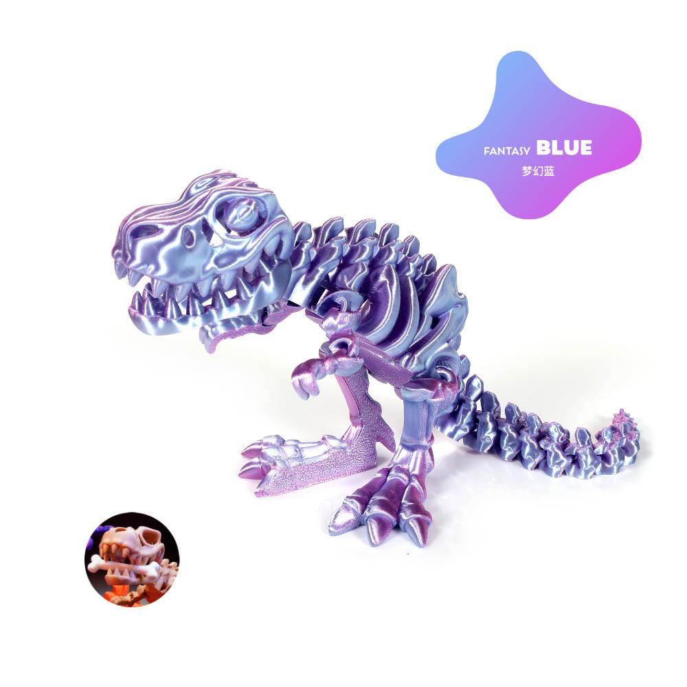 Simulation Bunter Jura-Dinosaurierskelett-Spielzeug 3D-Druck Tyrannosaurus Rex Dinosaurierskelett Heimdekoration Bastelgeschenk für Jungen