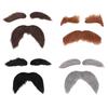 Fake Mustache And Eyebrows Self Adhesive Old Man Mustache and Eyebrows Cosplay Costume Accessories for Festival Party 4