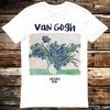 Van Gogh Irises 1890 Painting Drawing Art T Shirt 6061