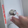 1Pc 91.5cm Light Up Digital Marquee Frame KT Board Number 0-9 Plug-in KT Board Party Decor Light Birthday Anniversary Decoration-Cool White Light