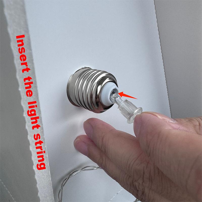 1Pc 91.5cm Light Up Digital Marquee Frame KT Board Number 0-9 Plug-in KT Board Party Decor Light Birthday Anniversary Decoration-Cool White Light